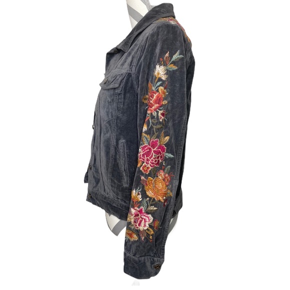 Johnny Was Sterling Velveteen Jacket Size Small - Picture 7 of 7